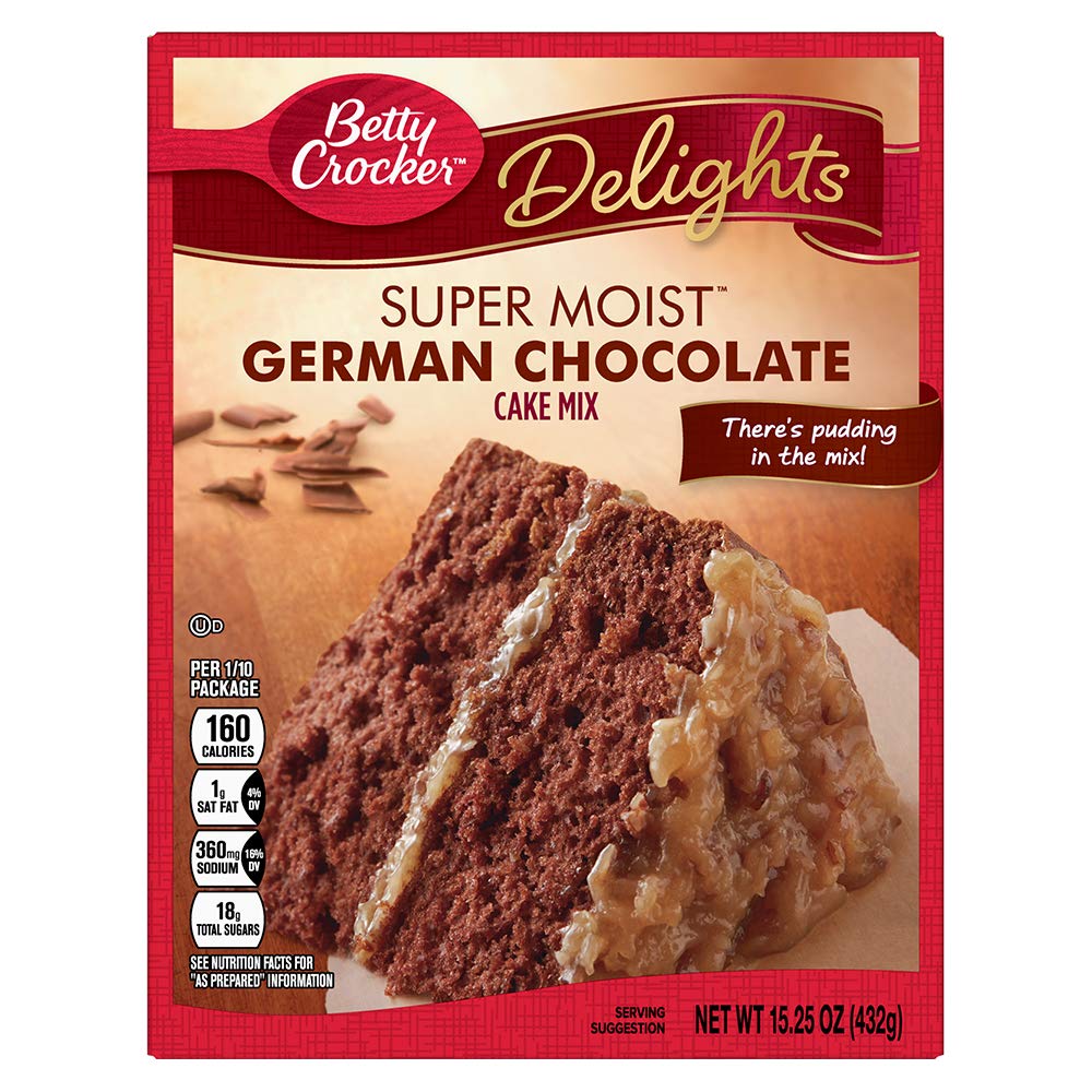 Betty Crocker - Delights Super Moist German Chocolate Cake Mix - 375g