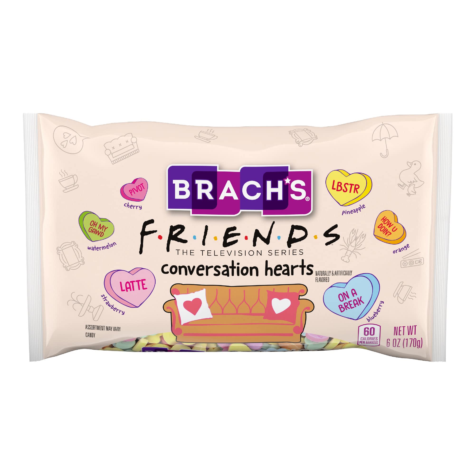 Brach's - Friends Conversation Hearts - 241g