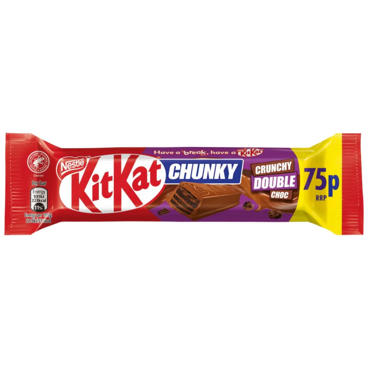 Kit Kat - Chunky Double Chocolate - Chocolate Bar - 42g