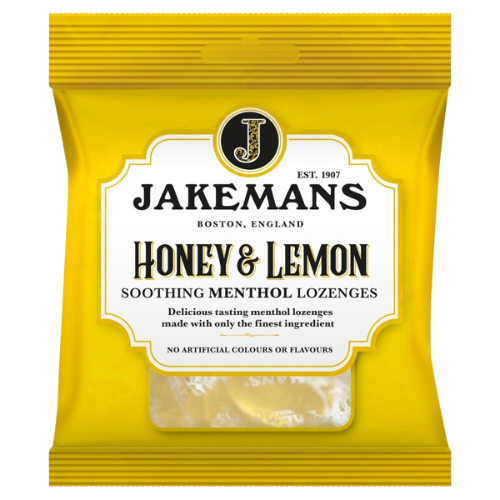 Jakemans - Honey & Lemon - Soothing Menthol Lozenges - 73g (UK)