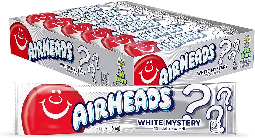 Airheads - White Mystery Candies - 1 Box