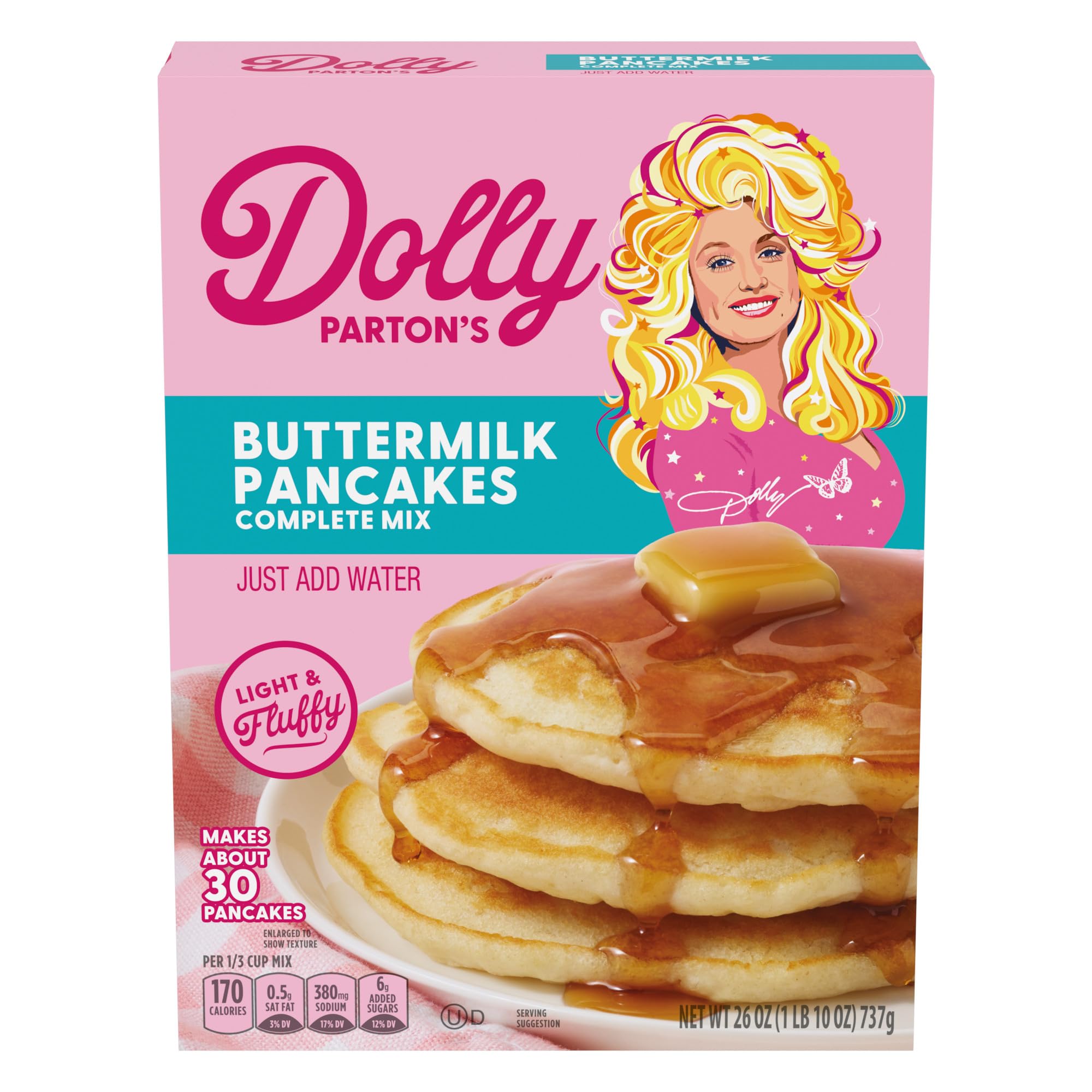 Duncan Hines - Dolly Parton - ButterMilk Pancakes Mix - 737g