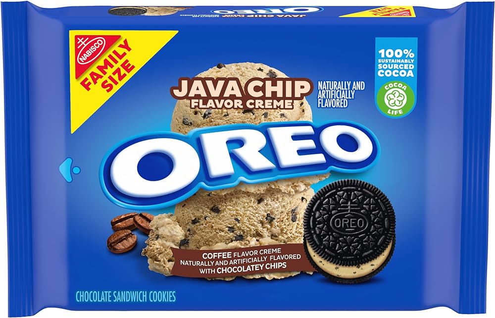 Oreo - Java Chip (Coffee Flavour w/ Chocolate Chips) Sandwich Cookie - 482g