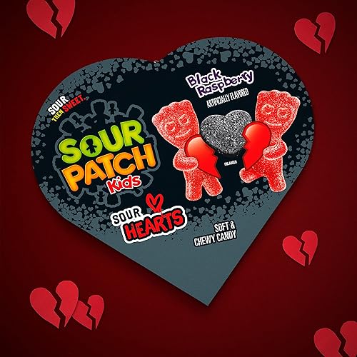 Sour Patch Kids - Hearts Black Raspberry - 98g