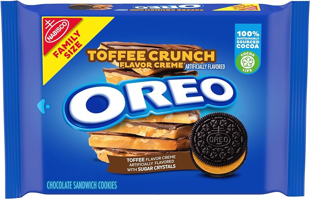 Oreo - Toffee Crunch Sandwich Cookie - 482g