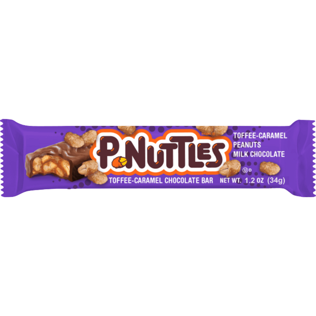 P. Nuttles - Toffee Caramel Peanut Milk Chocolate Bar - 34g