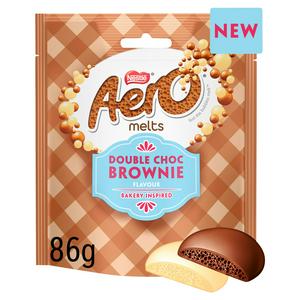 Aero - Double Choc Brownie Chocolate Melts - Share Size - 86g (UK)