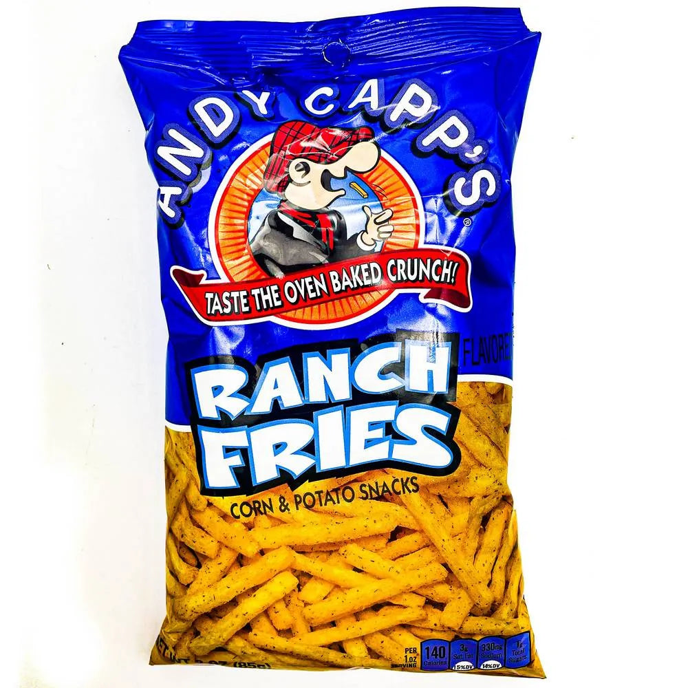 Andy Capp's - Ranch Fries - Corn & Potato Snacks - 85g