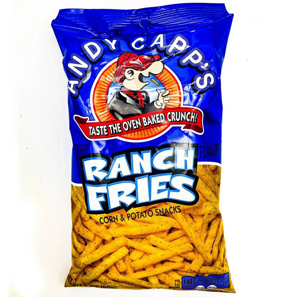 Andy Capp's Ranch Fries Corn & Potato Snacks 85g