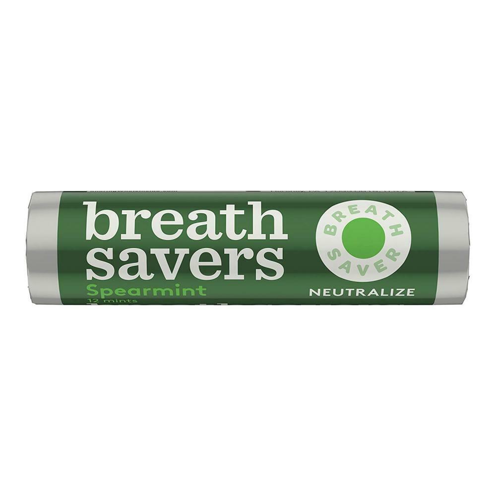 Breath Savers - Sugar Free Mint Rolls - Spearmint - 21g