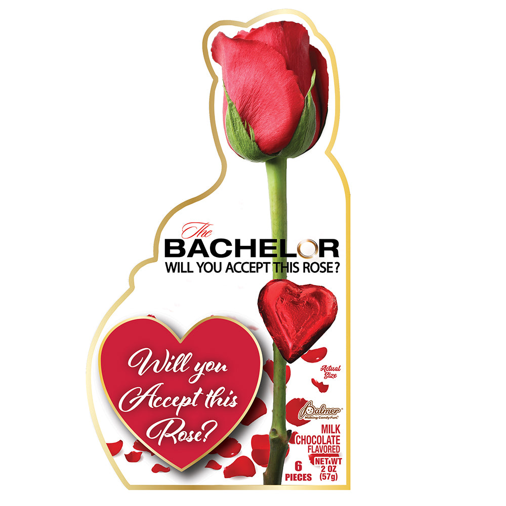 Palmer - Valentines Bachelor Heart Box - Includes 6 Chocolate Hearts - 57g