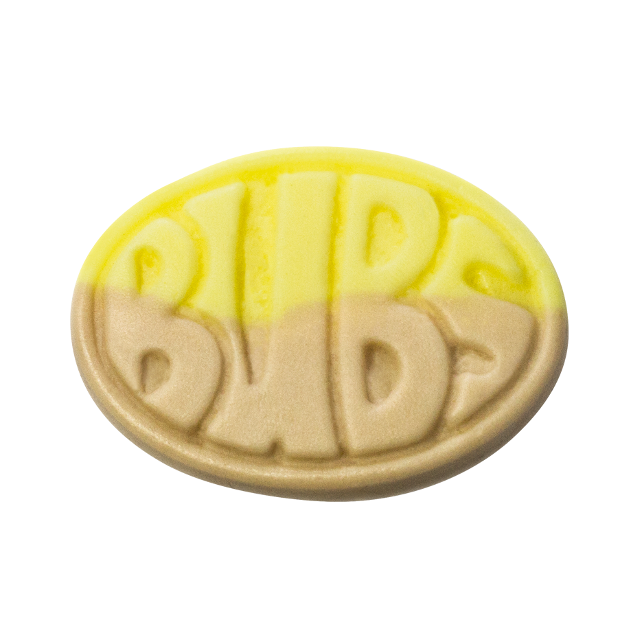 BUBS Godis: Sweet Ovals Banana Caramel (Swedish) - 90g