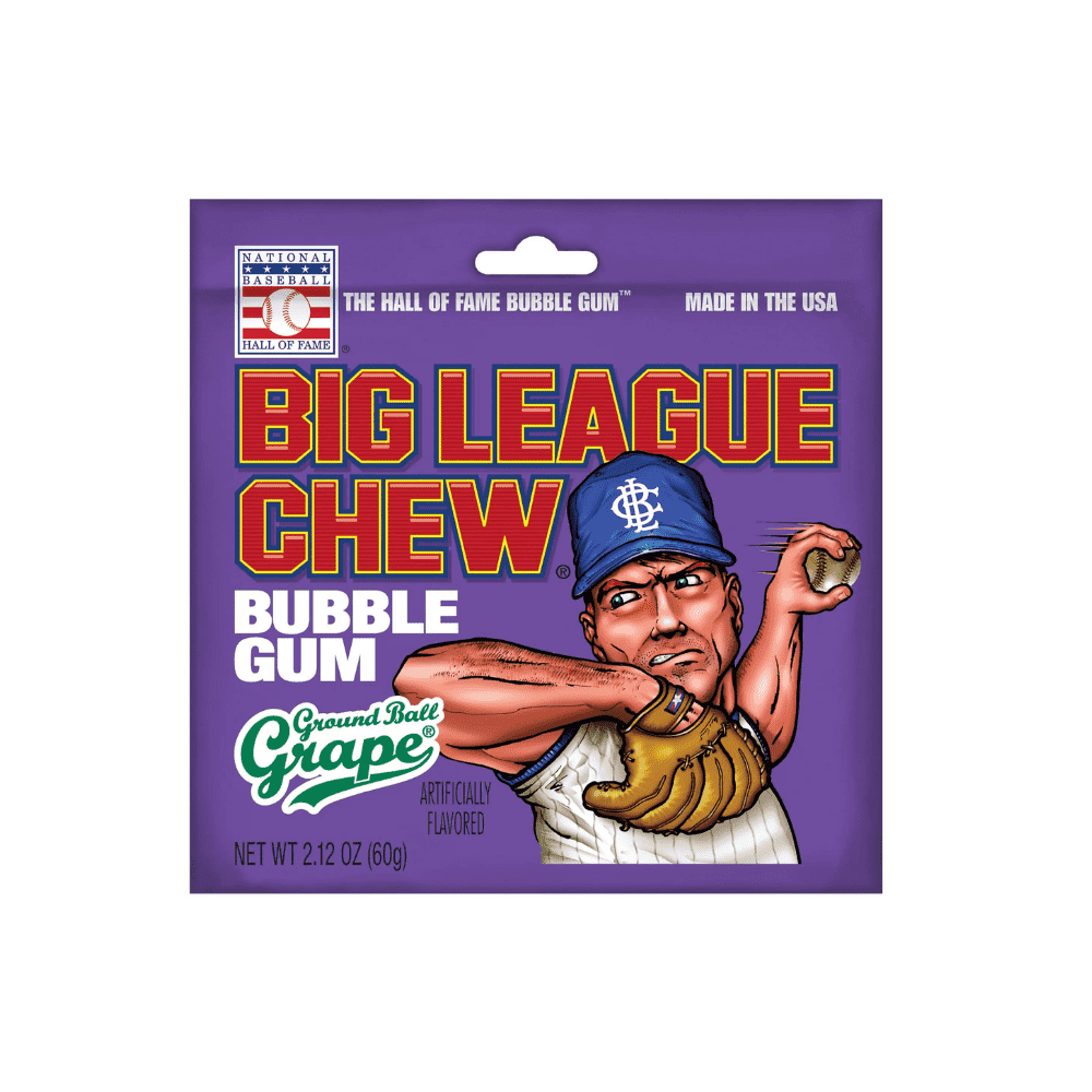 Big League Chew - Ground Ball Grape - 60g