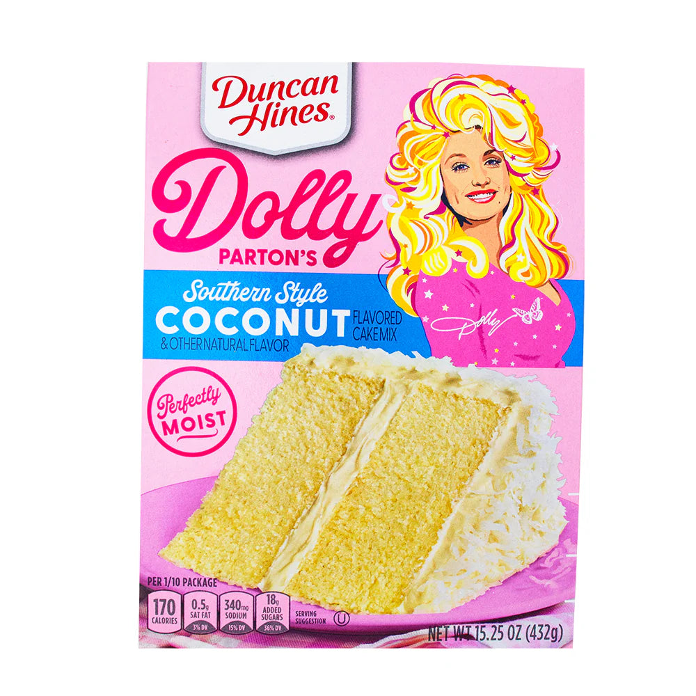 Duncan Hines - Dolly Parton -Southern Style Cake Mix - Coconut - 432g