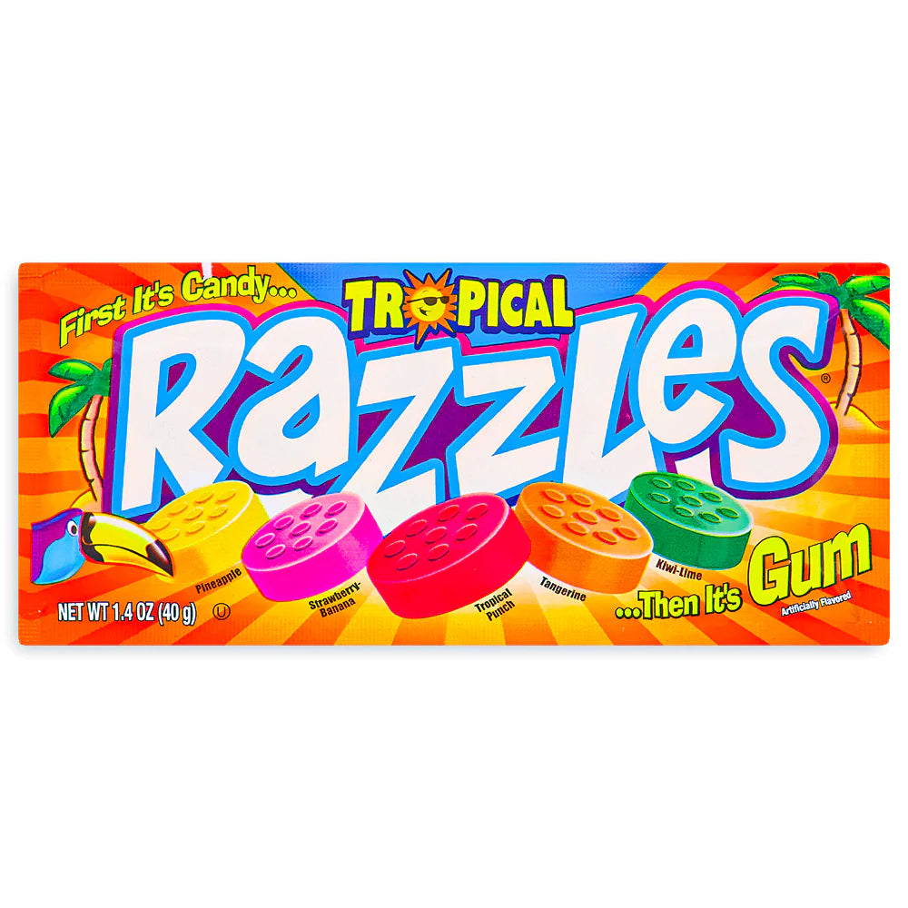 Tootsie - Razzles - Tropical - 40g