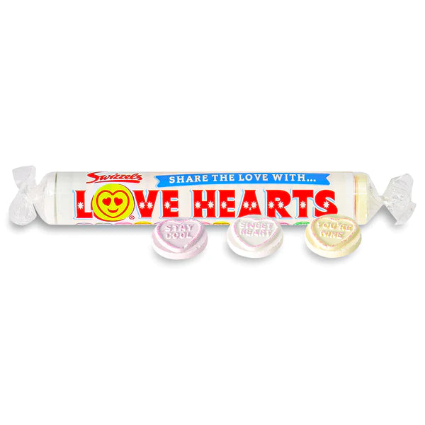 Swizzels - Love Hearts - Candy Roll (UK)