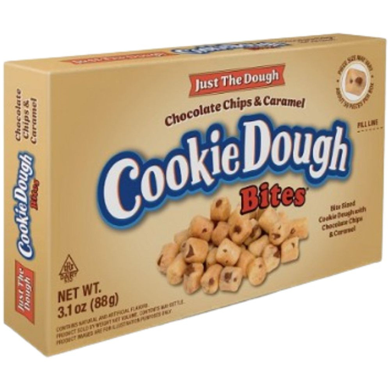 Cookie Dough Bites Caramel- Theatre Box - 88g