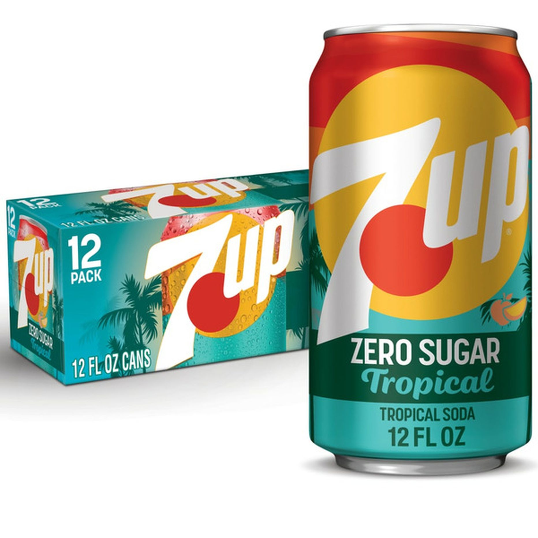 7UP - Zero Sugar Tropical - 355ml