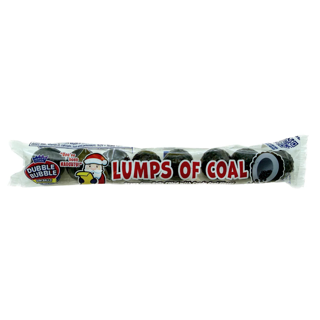 Dubble Bubble - XMAS Lumps of Coal Gum Balls - 65g