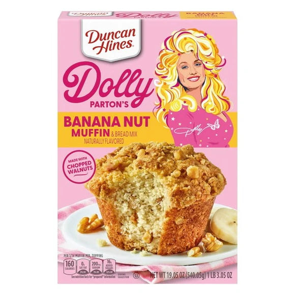 Duncan Hines - Dolly Parton - Banana Nut Muffin & Bread Mix - 540g