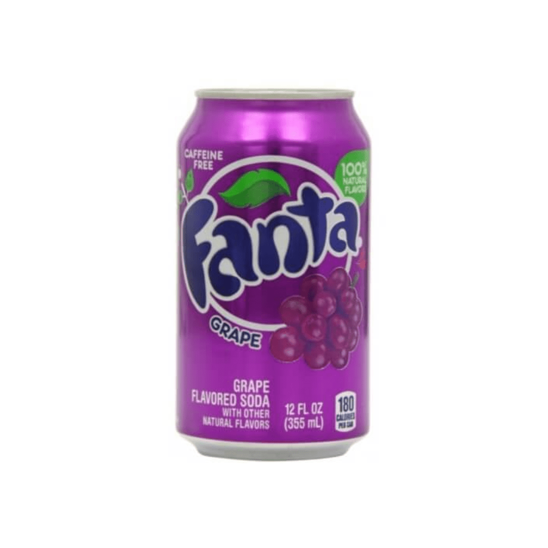 Fanta - Grape - Soda Pop - 355ml
