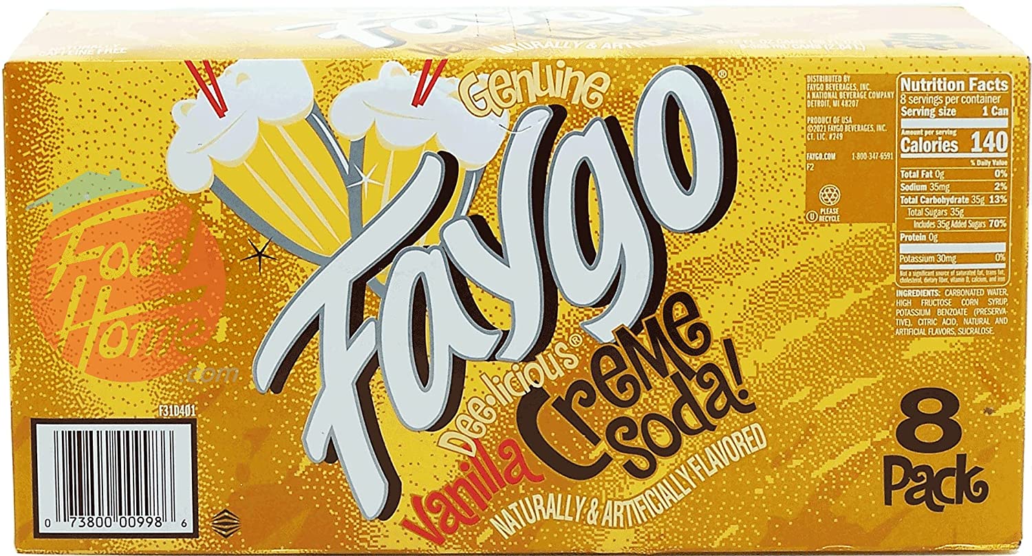 Faygo - Cream Soda - 355ml (USA)