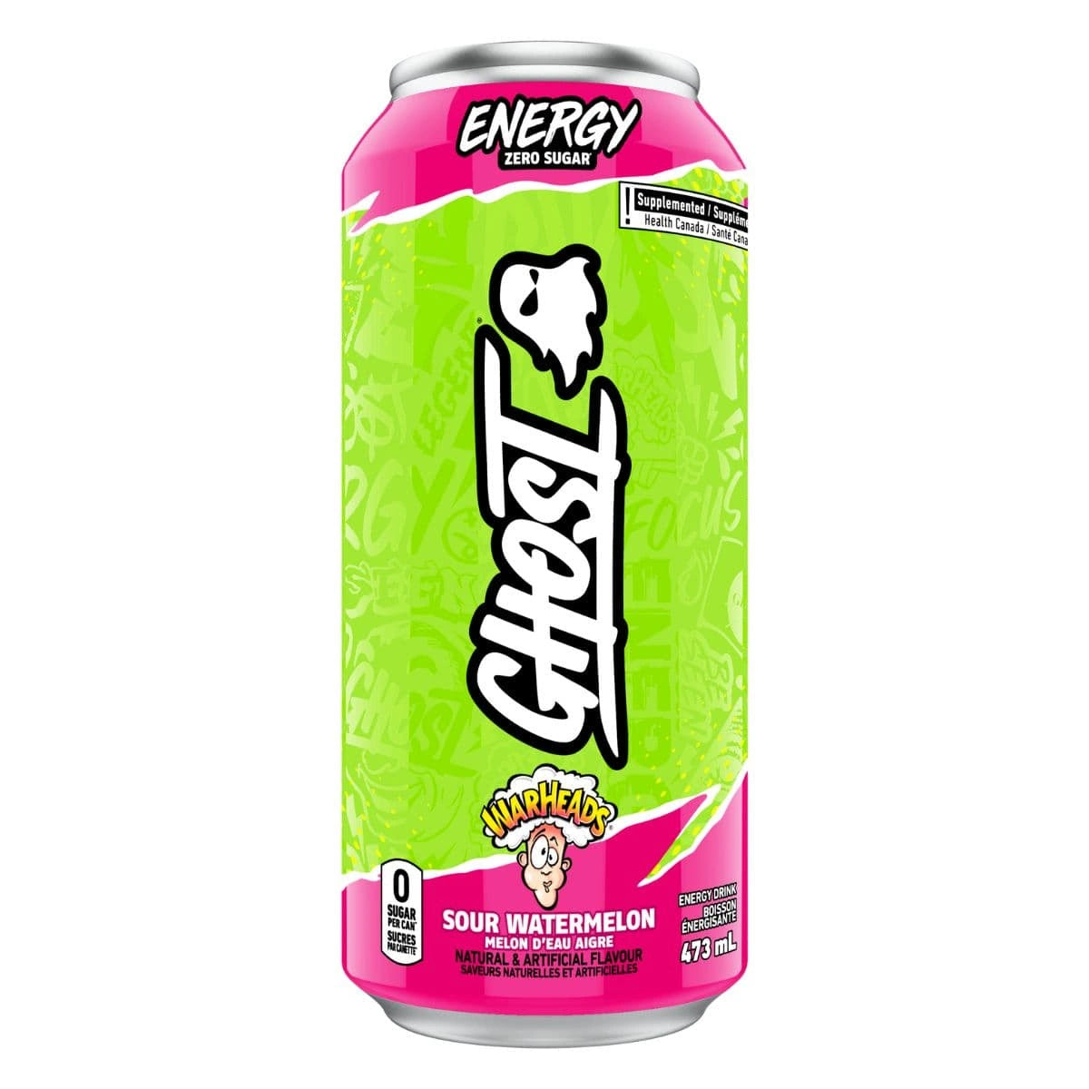 Ghost - Energy drink - Warheads Sour Watermelon - 473ml (USA)