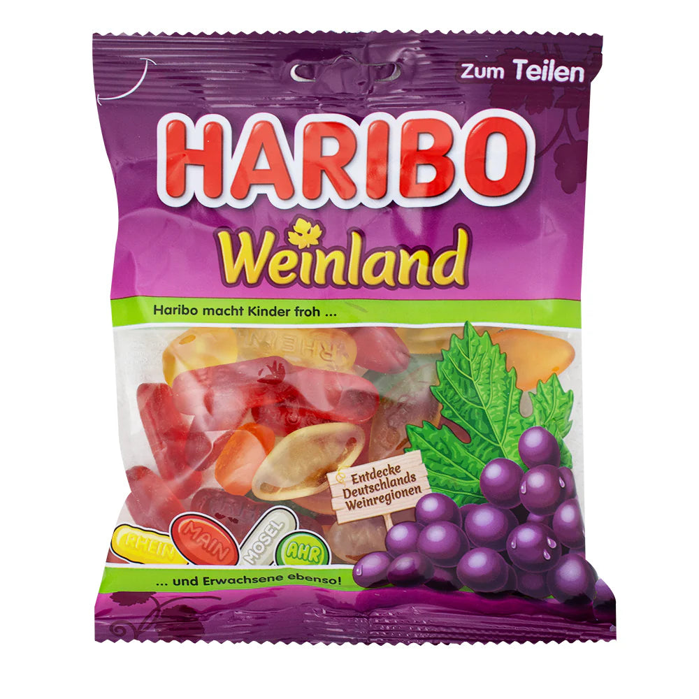 Haribo - Weinland (Wine Gummies) - 175g (Germany)