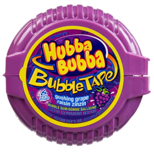 Hubba Bubba - Bubble Tape - Gushing Grape - 56g