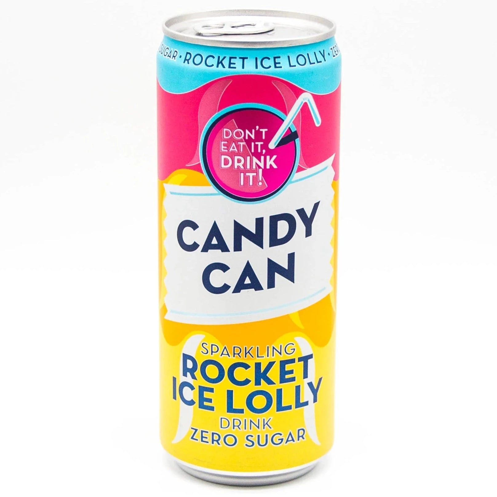 Candy Can - Sparkling Rocket Ice Lolly - Soda Pop - Zero Sugar - 330ml