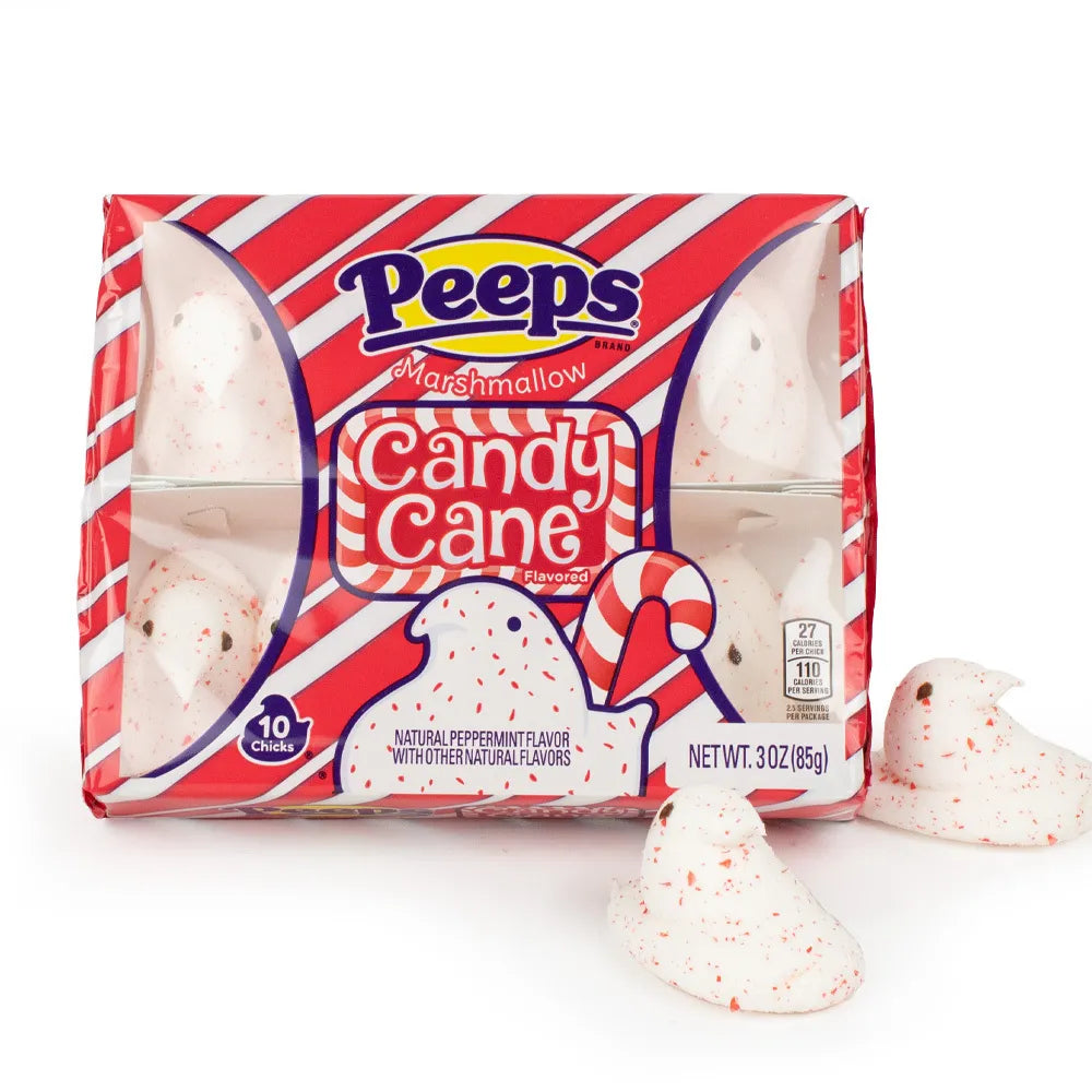 Peeps - Marshmallow Chicks - Candy Cane  - 85g