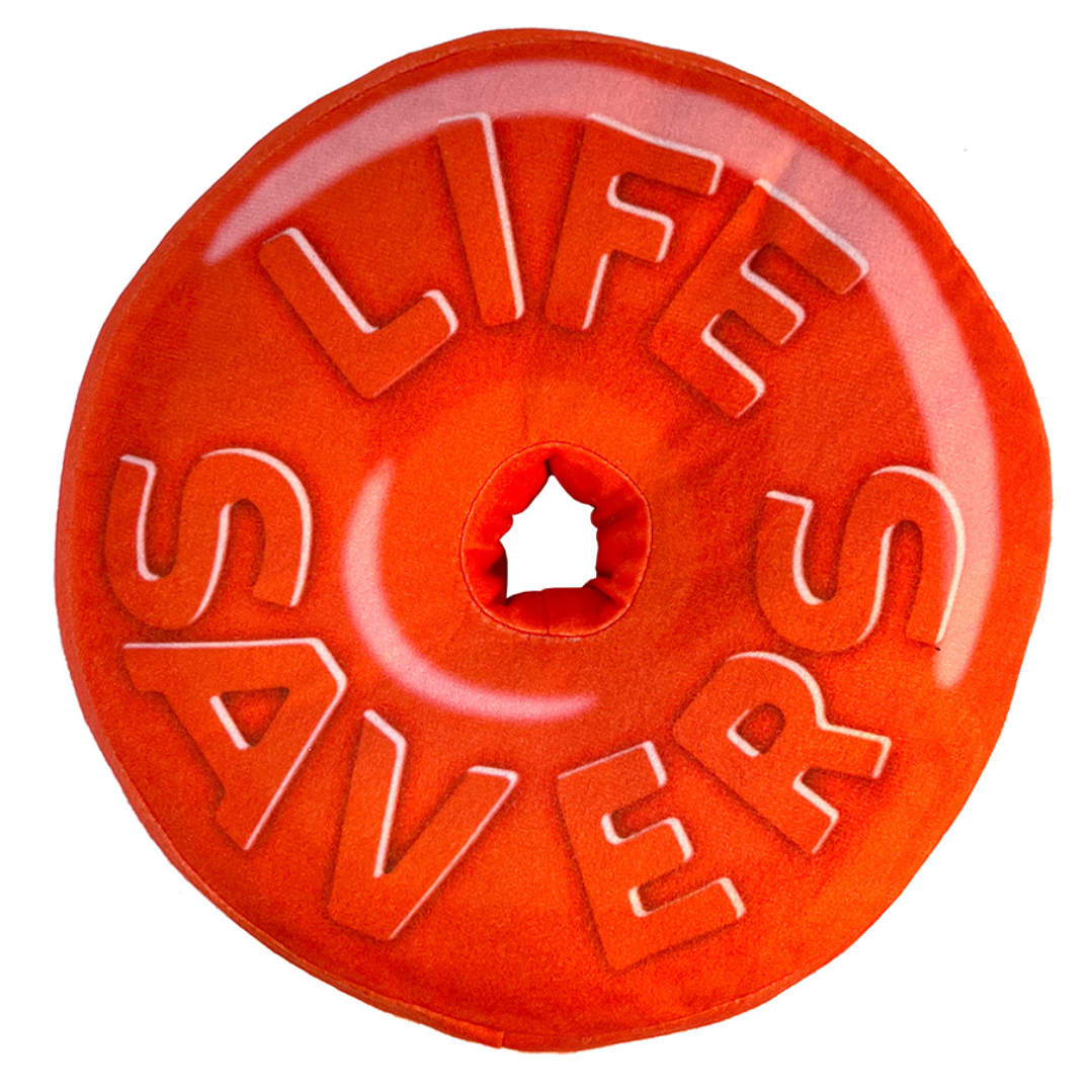 LifeSavers Red Pillow with hole