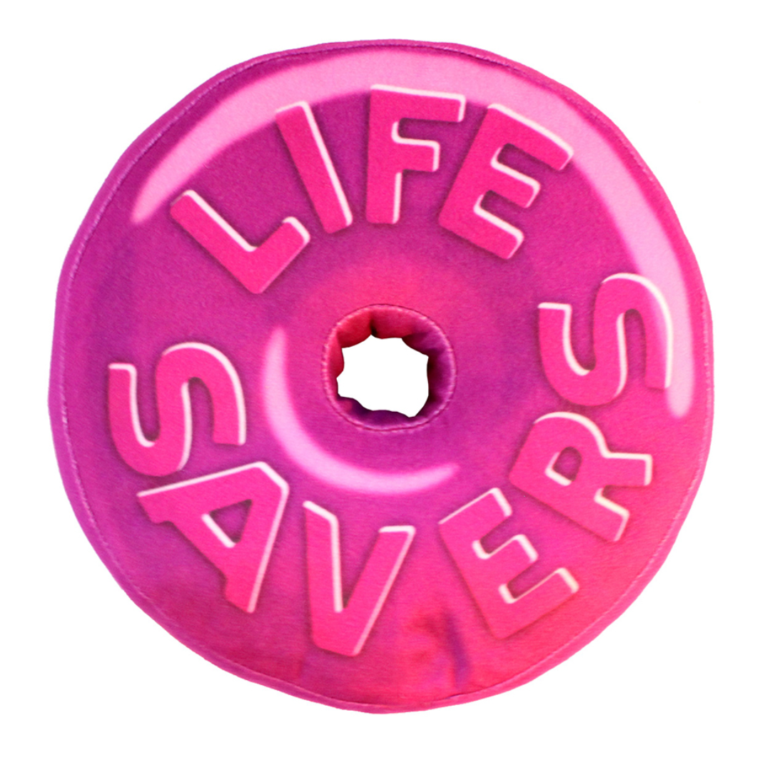 LifeSavers Purple Pillow with hole