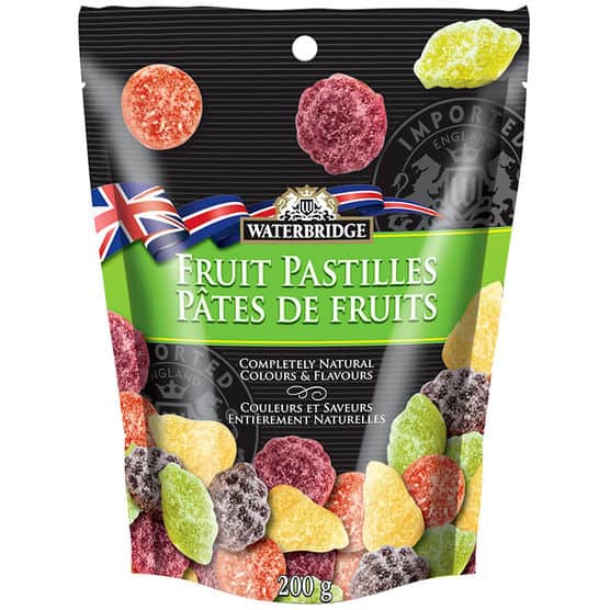 Waterbridge - Fruit Pastilles - Gummy Candy - 175g (UK)