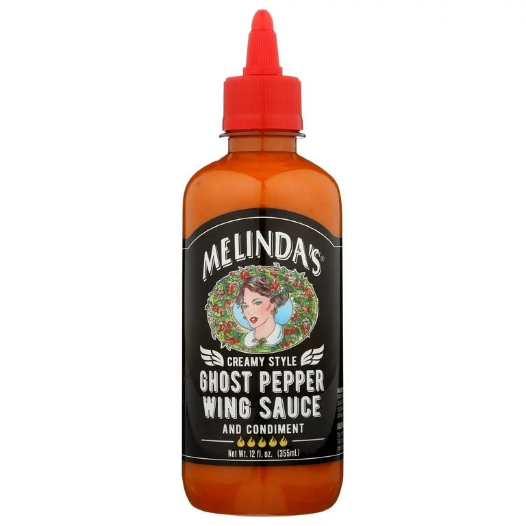 Melinda's - Ghost Pepper - Hot Wing Sauce and condiment - 2oz