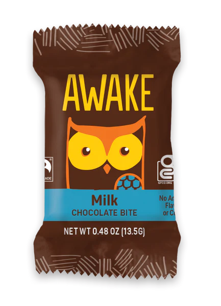 Awake - Milk Chocolate With Caffiene - 13.5g