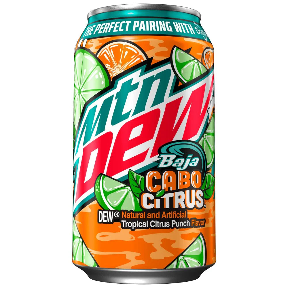 Mountain Dew - Baja Cabo Citrus - 355ml