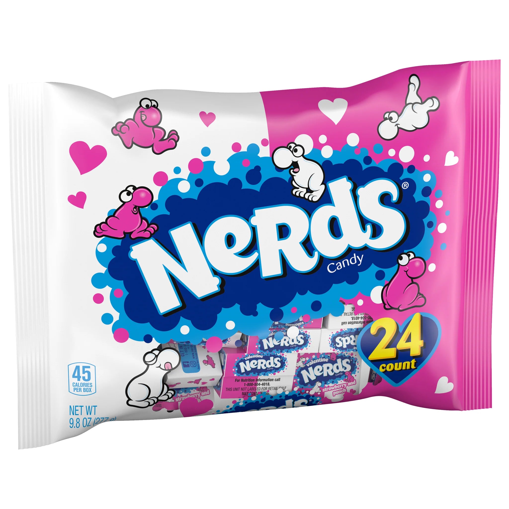 Nerds - Strawberry & Punch Hard Candy - 24 Count