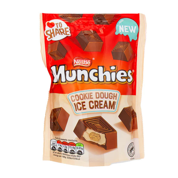 Nestle - Munchies Cookie Dough Ice Cream - Chocolate - 97g (UK)