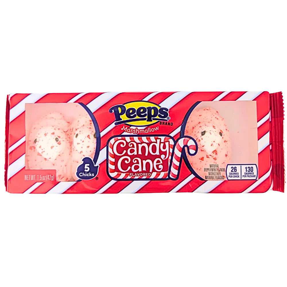 Peeps - Marshmallow Chicks - Candy Cane - 42g