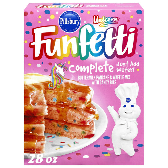 Pillsbury - Unicorn Funfetti Pancake & Waffle Mix with Candy Bits - 794g