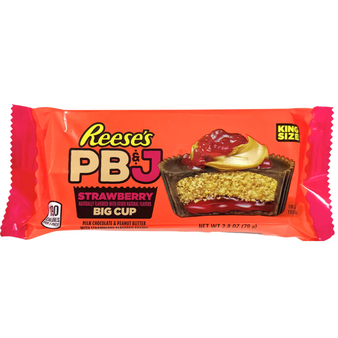 Reese's - PB&J Strawberry BIG CUP - King Size - 79g (USA)