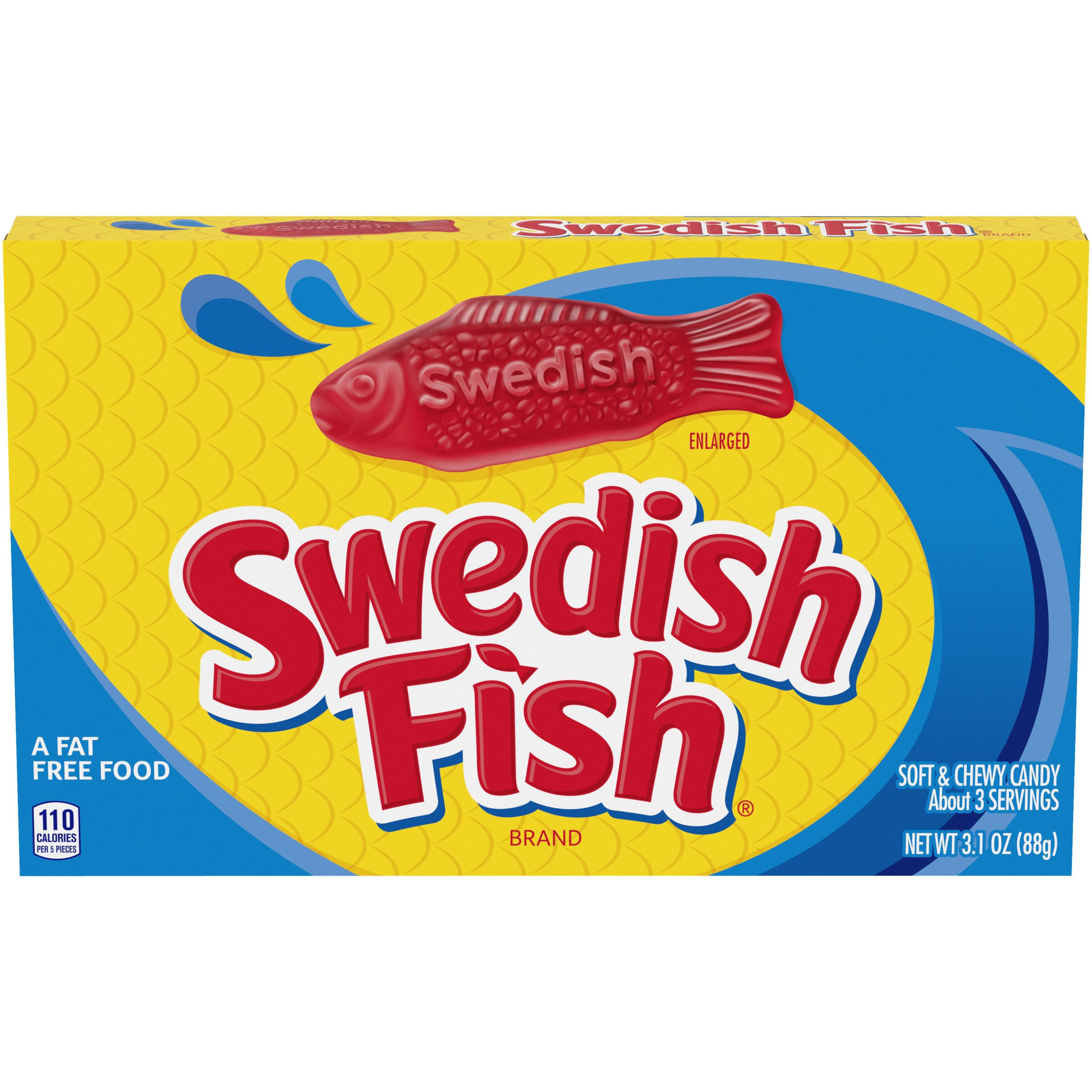 Swedish Fish Red - Theatre Box - 88g