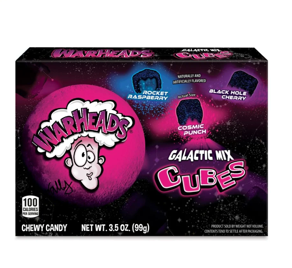 Warheads - Galactic Cubes - Theatre Box - 99g