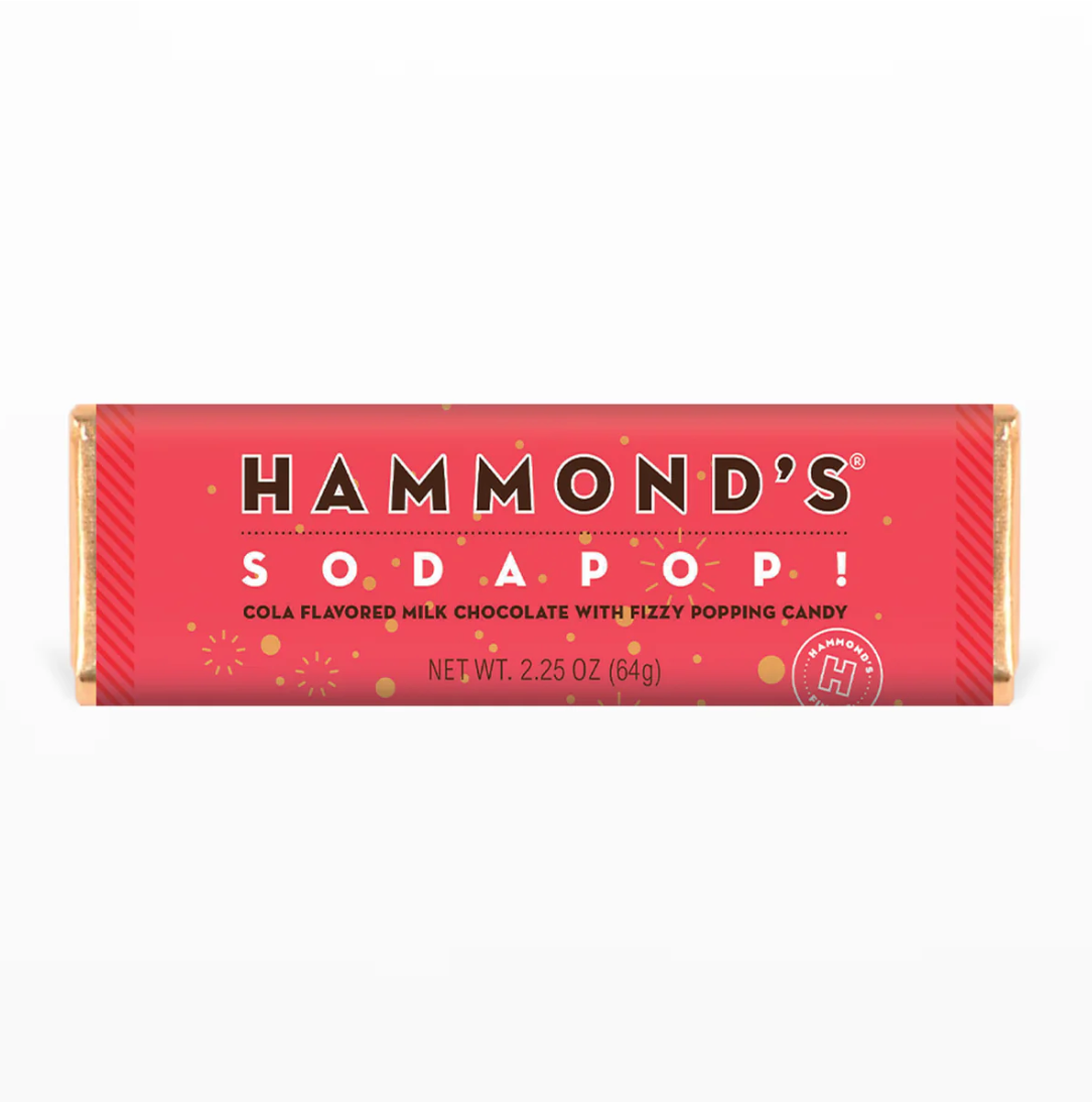 Hammond's - SodaPOP! Milk Chocolate Candy Bar - 64g