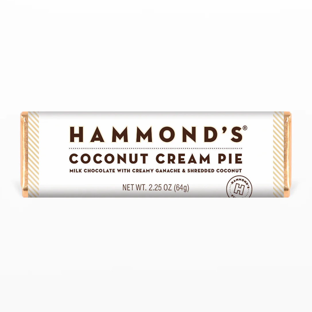 Hammond's - Coconut Cream Pie - Milk Chocolate Candy Bar - 64g