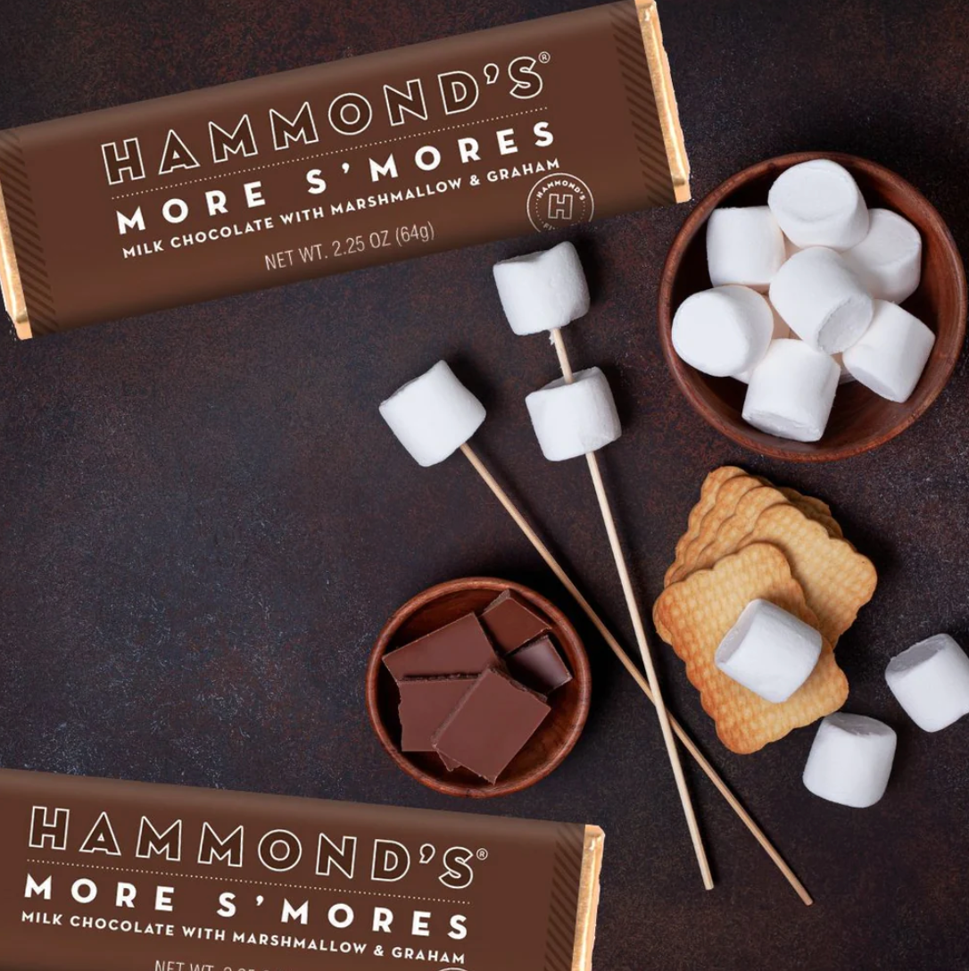 Hammond's - More S'mores - Milk Chocolate Candy Bar - 64g