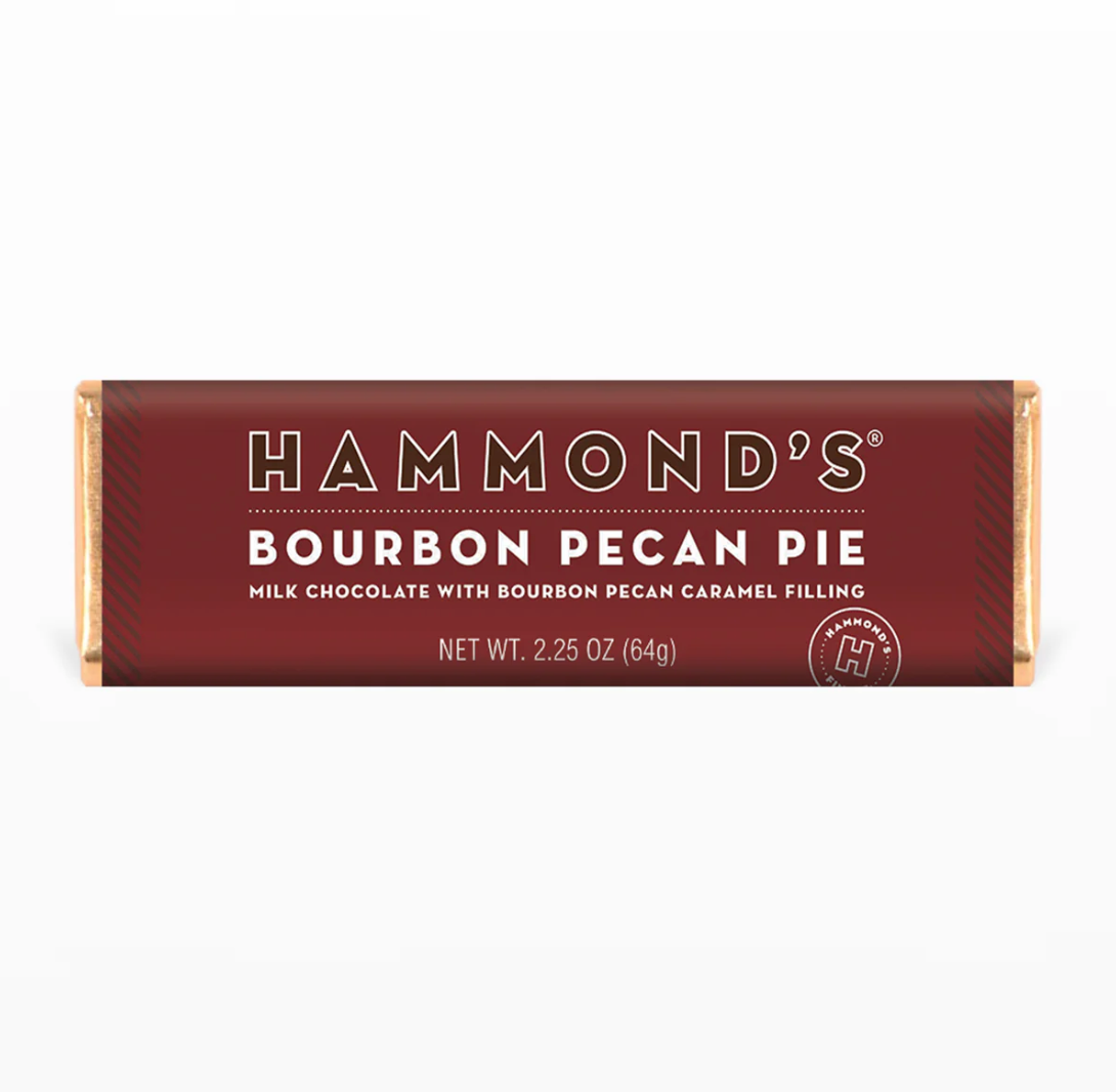 Hammond's - Bourbon Pecan Pie - Milk Chocolate Candy Bar - 64g