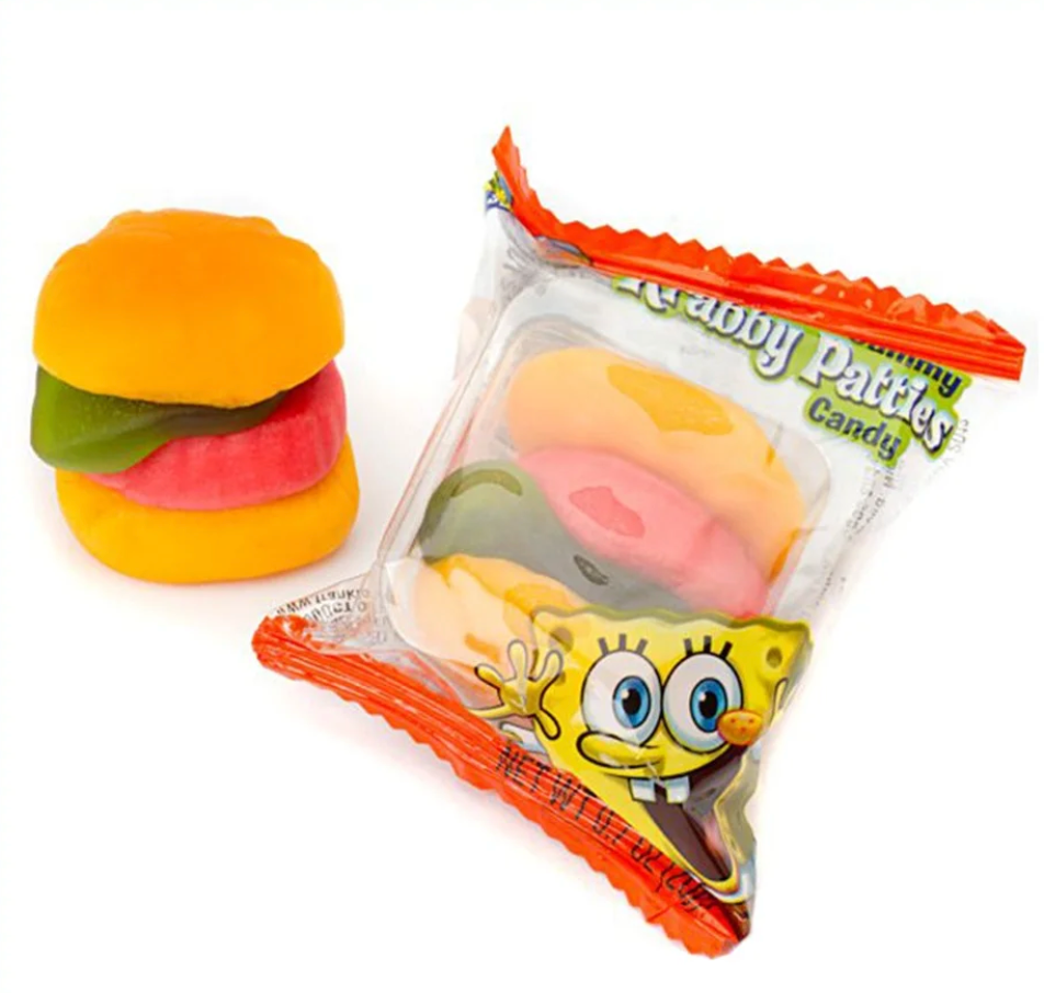 Frankford - SpongeBob Gummy Krabby Patties - Original - Theatre Box - 72g