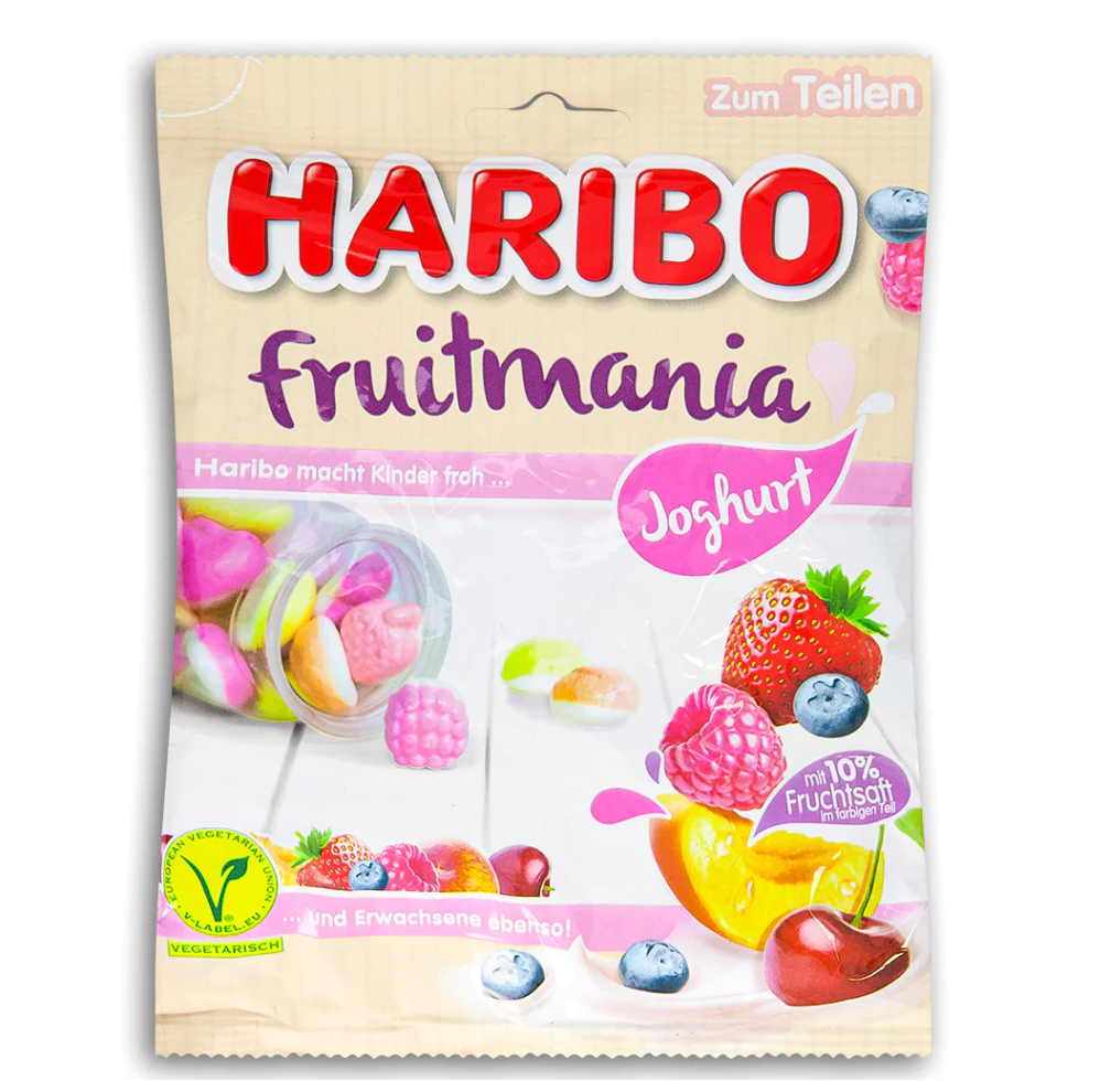 Haribo - Fruitmania Jogurt - Theatre Bag - 160g